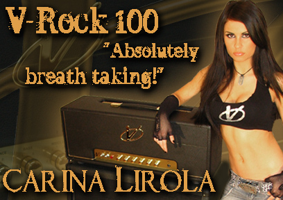 Carina Lirola with V-Rock